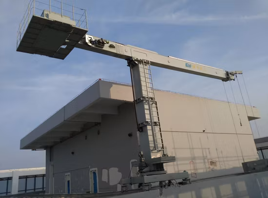 Reinigungsgeräte Gebäudeglasunterstützung Anpassen der Gebäudeinstandhaltungseinheit (BMU)